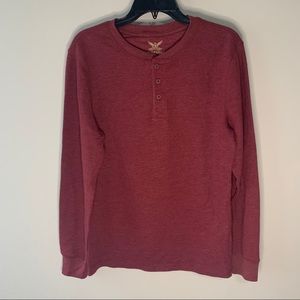 ✨ 3/$25 Faded Glory Henley top